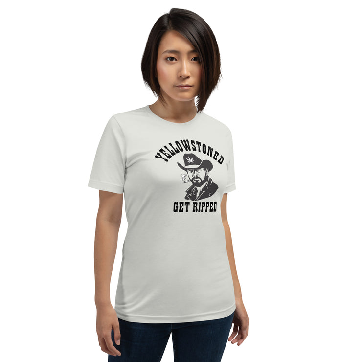 Yellowstoned get ripped Unisex t-shirt