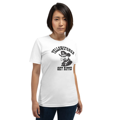 Yellowstoned get ripped Unisex t-shirt